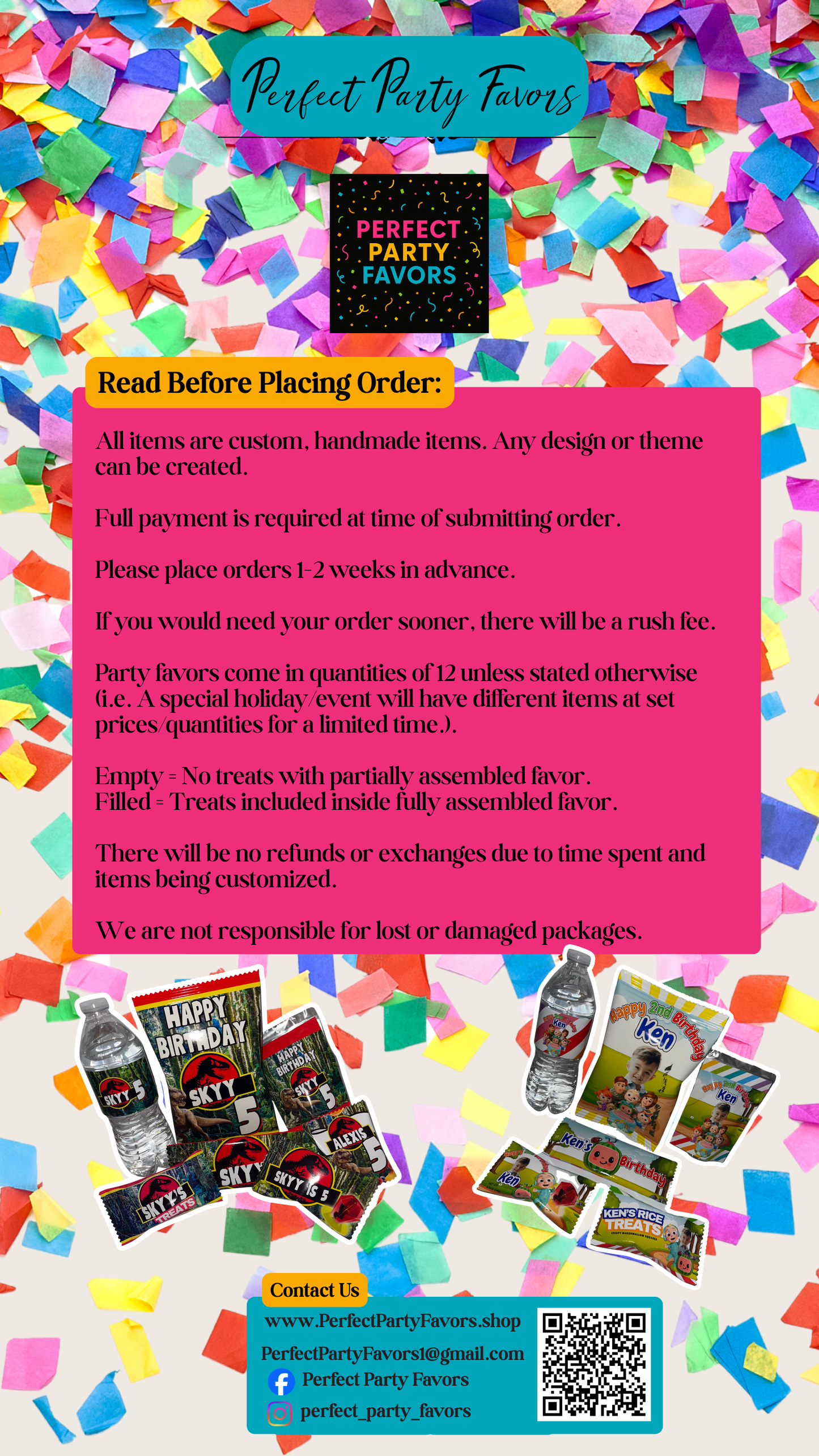 Party Favor Packages